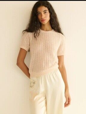 DOEN Monica Sweater In Parfait XL